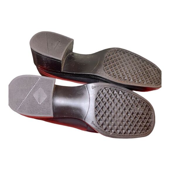 Vintage Aerosoles Stretch Loafers | Black Leather Slip-On | Size 7 - Picture 10 of 12